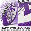 imageFranklin Sports NCAA Football  Youth Mini Football  85quot Football SPACELACE Easy Grip Texture Perfect for KidsTCU Horned Frogs