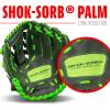 imageFranklin Sports Youth Teeball Gloves  Shok Sorb Kids Baseball  Teeball Mitt  Boys  Girls Fielders Gloves for Teeball Baseball  Softball  105quot Inch Glove  Multiple ColorsGraphiteLime