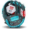 imageFranklin Sports Youth Teeball Gloves  Shok Sorb Kids Baseball  Teeball Mitt  Boys  Girls Fielders Gloves for Teeball Baseball  Softball  105quot Inch Glove  Multiple ColorsGraphiteBlue