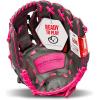imageFranklin Sports Youth Teeball Gloves  Shok Sorb Kids Baseball  Teeball Mitt  Boys  Girls Fielders Gloves for Teeball Baseball  Softball  105quot Inch Glove  Multiple ColorsGraphitePink