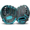imageFranklin Sports Youth Teeball Gloves  Shok Sorb Kids Baseball  Teeball Mitt  Boys  Girls Fielders Gloves for Teeball Baseball  Softball  105quot Inch Glove  Multiple ColorsGraphiteBlue