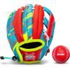 imageFranklin Sports Air Tech Adapt Series 85quot Teeball Glove Right Handed ThrowerRedBlueYellow