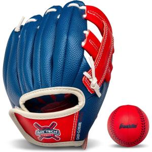 imageFranklin Sports Air Tech Adapt Series 85quot Teeball Glove Right Handed ThrowerNavyRed