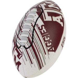 imageFranklin Sports NCAA Football  Youth Mini Football  85quot Football SPACELACE Easy Grip Texture Perfect for KidsTexas AM Aggies