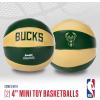 imageFranklin Sports NBA Toy Basketballs  2 Pack of Kids Soft Mini Basketballs for Over the Door  Indoor Hoops  NBA Fan Shop Kids Soft Toy Basketballs  2 Mini Balls IncludedMilwaukee Bucks