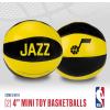 imageFranklin Sports NBA Toy Basketballs  2 Pack of Kids Soft Mini Basketballs for Over the Door  Indoor Hoops  NBA Fan Shop Kids Soft Toy Basketballs  2 Mini Balls IncludedUtah Jazz