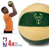 imageFranklin Sports NBA Toy Basketballs  2 Pack of Kids Soft Mini Basketballs for Over the Door  Indoor Hoops  NBA Fan Shop Kids Soft Toy Basketballs  2 Mini Balls IncludedMilwaukee Bucks