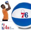 imageFranklin Sports NBA Toy Basketballs  2 Pack of Kids Soft Mini Basketballs for Over the Door  Indoor Hoops  NBA Fan Shop Kids Soft Toy Basketballs  2 Mini Balls IncludedPhiladelphia 76ers
