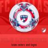 imageFranklin Sports Official MLS Team Soccer Balls  Official Size 5 Soccer Balls  Regulation Size  Weight Soccer Ball for Kids  Adults  Boys  Girls Soccer Ball  Air Pump IncludedFootball Club of Dallas