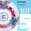 imageFranklin Sports Official MLS Team Soccer Balls  Official Size 5 Soccer Balls  Regulation Size  Weight Soccer Ball for Kids  Adults  Boys  Girls Soccer Ball  Air Pump IncludedChicago Fire