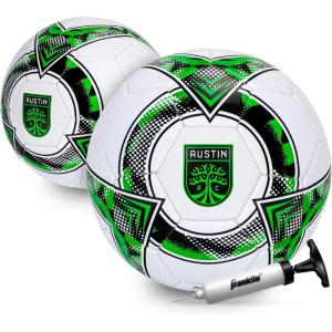 imageFranklin Sports Official MLS Team Soccer Balls  Official Size 5 Soccer Balls  Regulation Size  Weight Soccer Ball for Kids  Adults  Boys  Girls Soccer Ball  Air Pump IncludedAustin FC