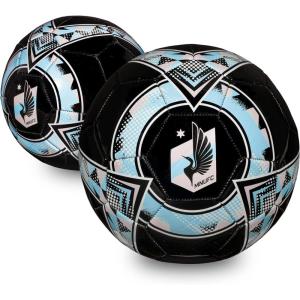 imageFranklin Sports Official MLS Team Soccer Balls  Official Size 5 Soccer Balls  Regulation Size  Weight Soccer Ball for Kids  Adults  Boys  Girls Soccer Ball  Air Pump IncludedMinnesota United FC