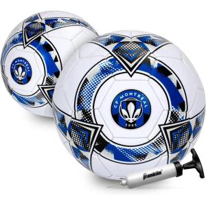imageFranklin Sports Official MLS Team Soccer Balls  Official Size 5 Soccer Balls  Regulation Size  Weight Soccer Ball for Kids  Adults  Boys  Girls Soccer Ball  Air Pump IncludedCF Montreal