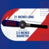 imageFranklin Sports MLB Jumbo Foam Baseball Bat  Ball Sets  Kids Oversize Foam Baseball Bats  Soft Baseballs  Indoor  Outdoor Youth Baseball Toy  MLB Team Baseball Bat  Ball SetsChicago Cubs