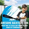 imageFranklin Sports MLB Jumbo Foam Baseball Bat  Ball Sets  Kids Oversize Foam Baseball Bats  Soft Baseballs  Indoor  Outdoor Youth Baseball Toy  MLB Team Baseball Bat  Ball SetsMiami Marlins