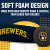 imageFranklin Sports MLB Jumbo Foam Baseball Bat  Ball Sets  Kids Oversize Foam Baseball Bats  Soft Baseballs  Indoor  Outdoor Youth Baseball Toy  MLB Team Baseball Bat  Ball SetsMilwaukee Brewers