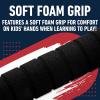 imageFranklin Sports MLB Jumbo Foam Baseball Bat  Ball Sets  Kids Oversize Foam Baseball Bats  Soft Baseballs  Indoor  Outdoor Youth Baseball Toy  MLB Team Baseball Bat  Ball SetsBoston Red Sox