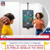 imageFranklin Sports NFL Electronic Football Target Toss Game  Over The Door Football Throwing Target for Kids  Score N Sounds Mini Toy Game