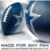 imageFranklin Sports NFL Team Foam Footballs  Soft Foam Youth Mini Footballs for All NFL Teams  Kids Junior 85quot Football  Air Pump Sets  Official NFL Licensed FootballDallas Cowboys
