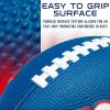 imageFranklin Sports NFL Team Foam Footballs  Soft Foam Youth Mini Footballs for All NFL Teams  Kids Junior 85quot Football  Air Pump Sets  Official NFL Licensed FootballNew York Giants