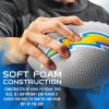 imageFranklin Sports NFL Team Foam Footballs  Soft Foam Youth Mini Footballs for All NFL Teams  Kids Junior 85quot Football  Air Pump Sets  Official NFL Licensed FootballLos Angeles Chargers