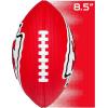 imageFranklin Sports NFL Team Foam Footballs  Soft Foam Youth Mini Footballs for All NFL Teams  Kids Junior 85quot Football  Air Pump Sets  Official NFL Licensed FootballKansas City Chiefs