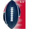imageFranklin Sports NFL Team Foam Footballs  Soft Foam Youth Mini Footballs for All NFL Teams  Kids Junior 85quot Football  Air Pump Sets  Official NFL Licensed FootballNew England Patriots