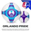 imageFranklin Sports NWSL Team Soccer Balls  Soccer Balls for Kids  Adults  Boys  Girls Soccer Balls  Official NWSL Team Soccer Ball  Available in Official Size 5 or Mini Size 1Orlando Pride