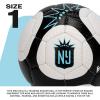 imageFranklin Sports NWSL Team Soccer Balls  Soccer Balls for Kids  Adults  Boys  Girls Soccer Balls  Official NWSL Team Soccer Ball  Available in Official Size 5 or Mini Size 1NJNY Gotham FC