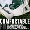imageFranklin Sports Youth NCAA Football Receiver Gloves  Receiver Gloves for Kids  NCAA Team Logos and Silicone Palm  Youth Pair  Great for Games ampamp CostumesMichigan State Spartans