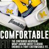 imageFranklin Sports Youth NCAA Football Receiver Gloves  Receiver Gloves for Kids  NCAA Team Logos and Silicone Palm  Youth Pair  Great for Games ampamp CostumesMichigan Wolverines