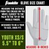 imageFranklin Sports Youth NCAA Football Receiver Gloves  Receiver Gloves for Kids  NCAA Team Logos and Silicone Palm  Youth Pair  Great for Games ampamp CostumesFlorida Gators