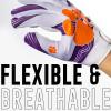 imageFranklin Sports Youth NCAA Football Receiver Gloves  Receiver Gloves for Kids  NCAA Team Logos and Silicone Palm  Youth Pair  Great for Games ampamp CostumesClemson Tigers