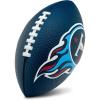 imageFranklin Sports NFL Team Foam Footballs  Soft Foam Youth Mini Footballs for All NFL Teams  Kids Junior 85quot Football  Air Pump Sets  Official NFL Licensed FootballTennessee Titans