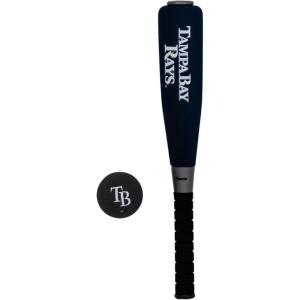 imageFranklin Sports MLB Jumbo Foam Baseball Bat  Ball Sets  Kids Oversize Foam Baseball Bats  Soft Baseballs  Indoor  Outdoor Youth Baseball Toy  MLB Team Baseball Bat  Ball SetsTampa Bay Rays