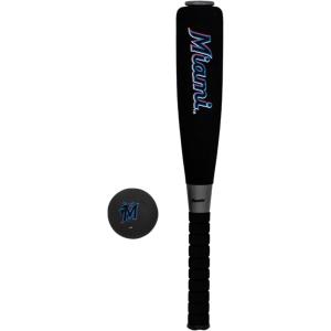 imageFranklin Sports MLB Jumbo Foam Baseball Bat  Ball Sets  Kids Oversize Foam Baseball Bats  Soft Baseballs  Indoor  Outdoor Youth Baseball Toy  MLB Team Baseball Bat  Ball SetsMiami Marlins