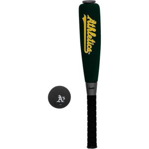 imageFranklin Sports MLB Jumbo Foam Baseball Bat  Ball Sets  Kids Oversize Foam Baseball Bats  Soft Baseballs  Indoor  Outdoor Youth Baseball Toy  MLB Team Baseball Bat  Ball SetsOakland Athletics