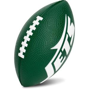 imageFranklin Sports NFL Team Foam Footballs  Soft Foam Youth Mini Footballs for All NFL Teams  Kids Junior 85quot Football  Air Pump Sets  Official NFL Licensed FootballNew York Jets 2