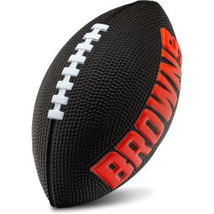 imageFranklin Sports NFL Team Foam Footballs  Soft Foam Youth Mini Footballs for All NFL Teams  Kids Junior 85quot Football  Air Pump Sets  Official NFL Licensed FootballCleveland Browns
