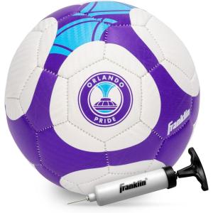 imageFranklin Sports NWSL Team Soccer Balls  Soccer Balls for Kids  Adults  Boys  Girls Soccer Balls  Official NWSL Team Soccer Ball  Available in Official Size 5 or Mini Size 1Orlando Pride