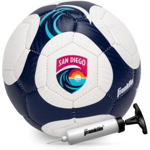 imageFranklin Sports NWSL Team Soccer Balls  Soccer Balls for Kids  Adults  Boys  Girls Soccer Balls  Official NWSL Team Soccer Ball  Available in Official Size 5 or Mini Size 1San Diego Wave FC