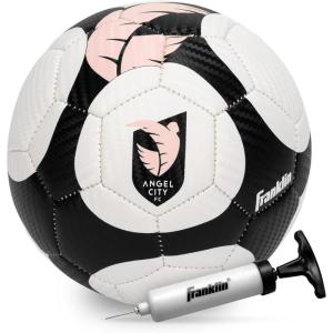 imageFranklin Sports NWSL Team Soccer Balls  Soccer Balls for Kids  Adults  Boys  Girls Soccer Balls  Official NWSL Team Soccer Ball  Available in Official Size 5 or Mini Size 1Angel City FC
