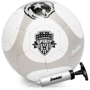 imageFranklin Sports NWSL Team Soccer Balls  Soccer Balls for Kids  Adults  Boys  Girls Soccer Balls  Official NWSL Team Soccer Ball  Available in Official Size 5 or Mini Size 1Washington Spirit
