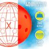 imageFranklin Sports X40 Outdoor Pickleballs  Official Ball of USA Pickleball APP Tour  Pickleball US Open  3 Packs 12 Packs 36 Pickleball Buckets 50 100  400 Bulk Packs of Regulation PickleballsEmber