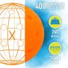 imageFranklin Sports X40 Outdoor Pickleballs  Official Ball of USA Pickleball APP Tour  Pickleball US Open  3 Packs 12 Packs 36 Pickleball Buckets 50 100  400 Bulk Packs of Regulation PickleballsLava