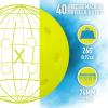 imageFranklin Sports X40 Outdoor Pickleballs  Official Ball of USA Pickleball APP Tour  Pickleball US Open  3 Packs 12 Packs 36 Pickleball Buckets 50 100  400 Bulk Packs of Regulation PickleballsYellow