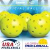 imageFranklin Sports X40 Outdoor Pickleballs  Official Ball of USA Pickleball APP Tour  Pickleball US Open  3 Packs 12 Packs 36 Pickleball Buckets 50 100  400 Bulk Packs of Regulation PickleballsLava