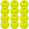 imageFranklin Sports X40 Outdoor Pickleballs  Official Ball of USA Pickleball APP Tour  Pickleball US Open  3 Packs 12 Packs 36 Pickleball Buckets 50 100  400 Bulk Packs of Regulation PickleballsYellow