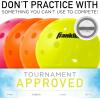 imageFranklin Sports X40 Outdoor Pickleballs  Official Ball of USA Pickleball APP Tour  Pickleball US Open  3 Packs 12 Packs 36 Pickleball Buckets 50 100  400 Bulk Packs of Regulation PickleballsYellow