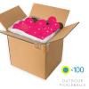 imageFranklin Sports X40 Outdoor Pickleballs  Official Ball of USA Pickleball APP Tour  Pickleball US Open  3 Packs 12 Packs 36 Pickleball Buckets 50 100  400 Bulk Packs of Regulation PickleballsPink